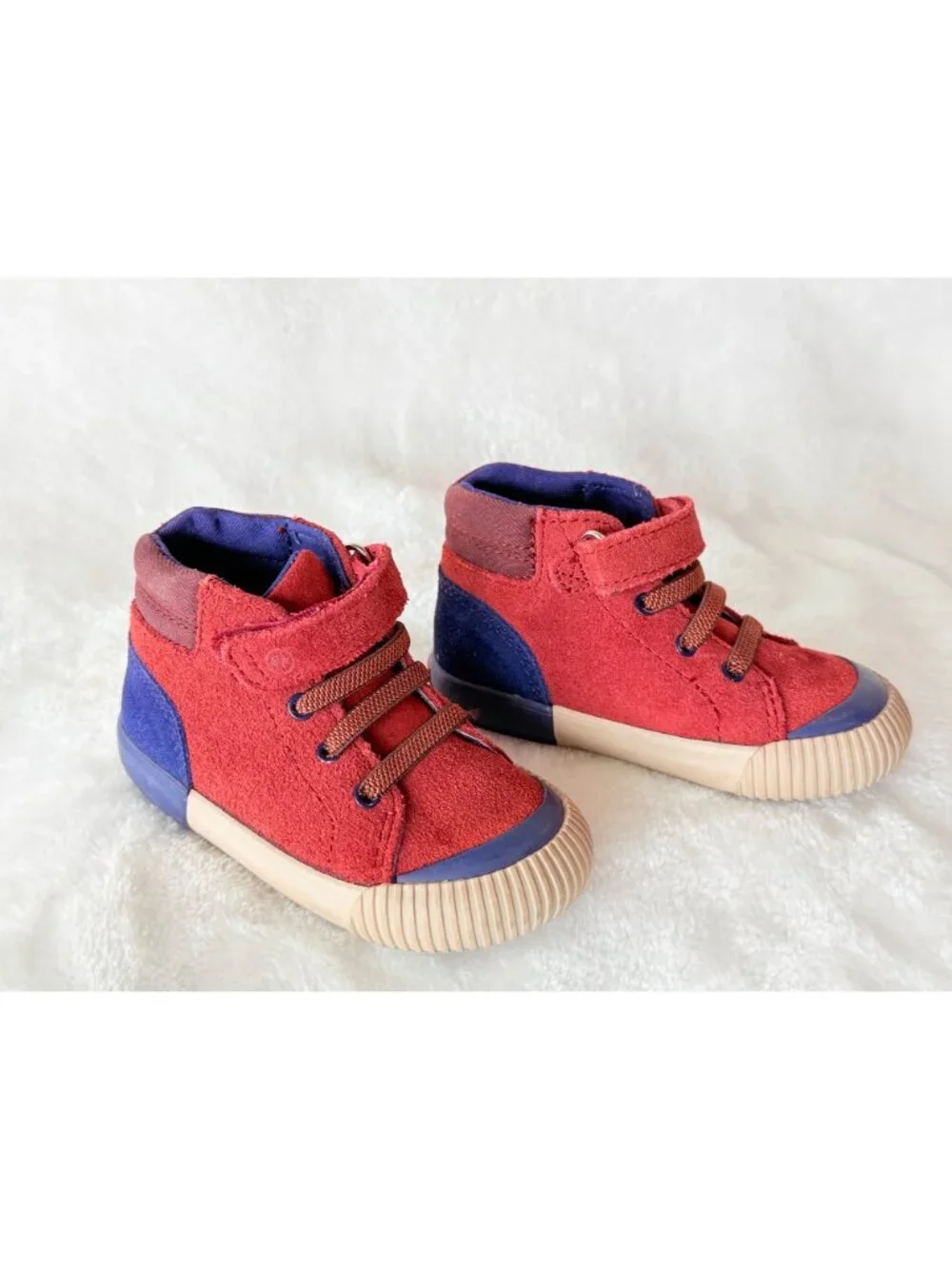 size 5 M SR Striderite Stride rite DUNE high top casual shoes sneakers boys rust